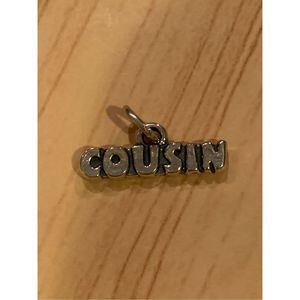 925 Cousin Family Sterling Silver Jewelry Charm